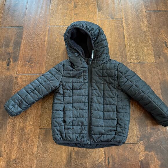 Cat and Jack Puffer Jacket Boys Girls  2T Winter Warm Fleece Lined - Picture 1 of 7